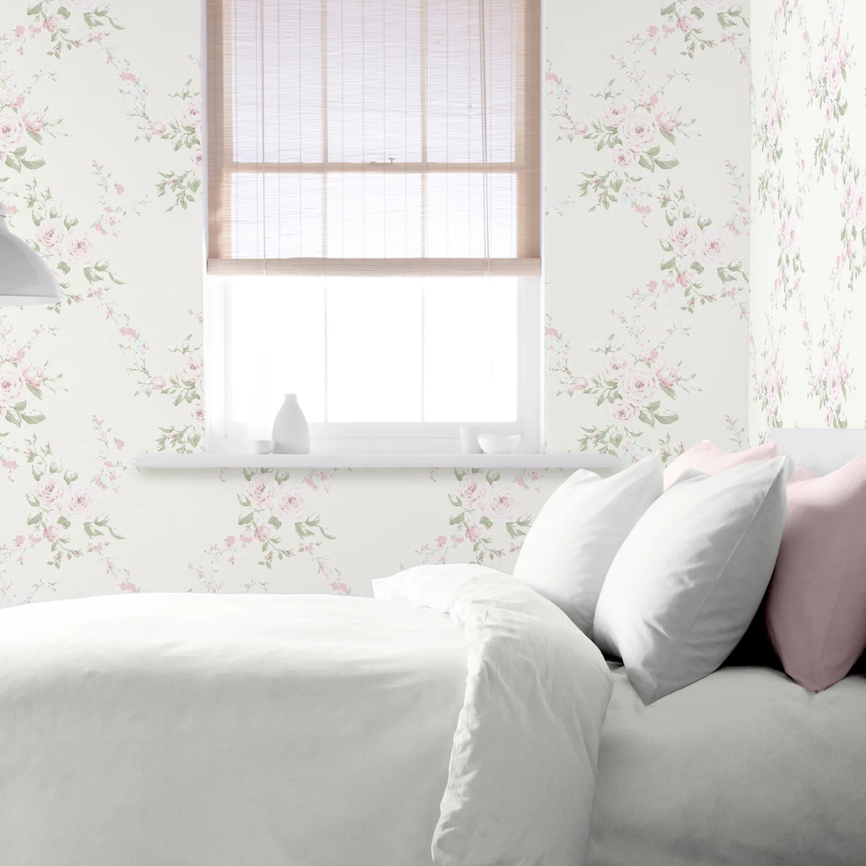 Catherine Lansfield Canterbury Floral Wallpaper Cream 3