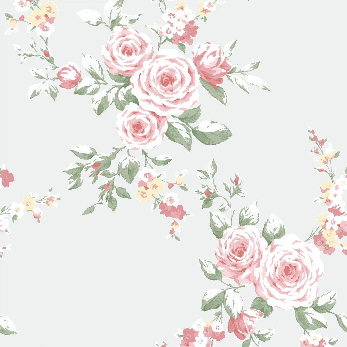 Catherine Lansfield Canterbury Floral Wallpaper Cream 8