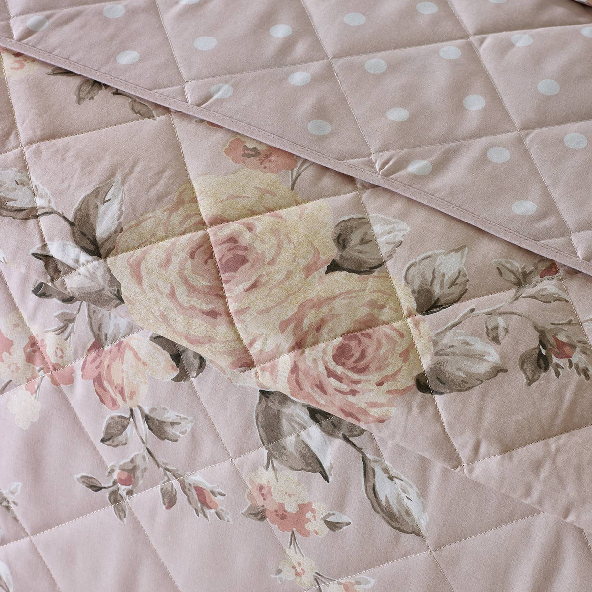 Catherine Lansfield Canterbury Bedspread - Canterbury Blush Bedspread