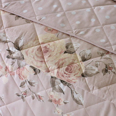 Catherine Lansfield Canterbury Bedspread - Canterbury Blush Bedspread