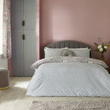 Catherine Lansfield Canterbury Duvet Cover Set - Canterbury Grey Duvet Set