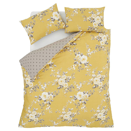 Catherine Lansfield Canterbury Duvet Cover Set - Canterbury Ochre Duvet Set