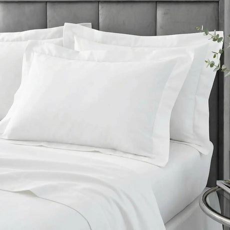 400 Thread Count White Oxford Pillowcase