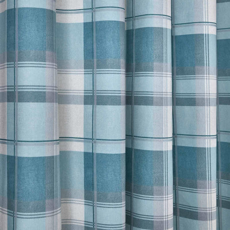 Balmoral Check Eyelet Curtains by Fusion