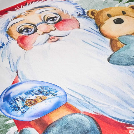 Catherine Lansfield Retro Santa Christmas Duvet Cover Set 4