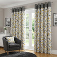Beechwood Ready Made Eyelet Curtains - Ochre