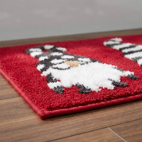 Christmas Gonks Festive Bathroom Bath Mat 2