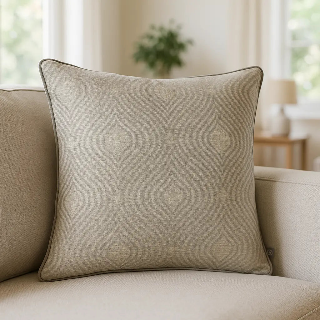 Radiance Cushion Cover 22" x 22" - Chrome