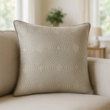 Radiance Cushion Cover 22" x 22" - Chrome