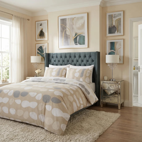 So Soft Truro Natural Duvet Cover Bedding Set