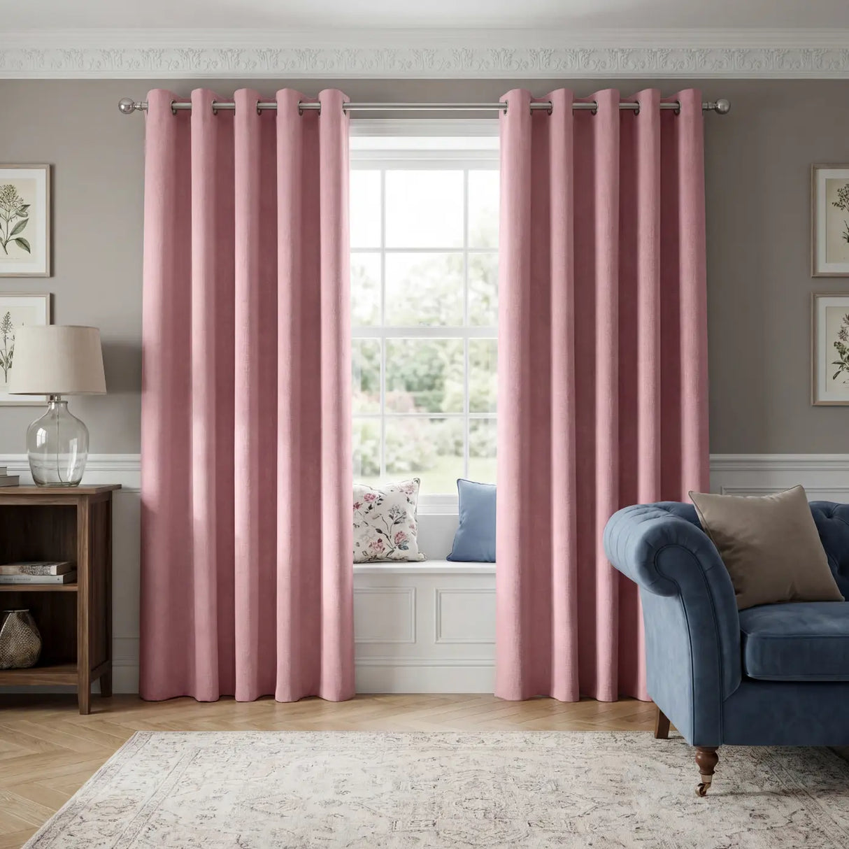 Vogue Thermal Eyelet Dimout Curtains 4