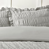 Seersucker Frill Duvet Cover Set by Catherine Lansfield