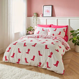 Cowgirl Boots Duvet Cover Set by Sassy B