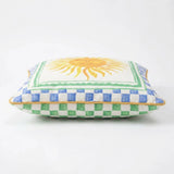Soleil Sun Illustrated Print Outdoor Filled Cushion / Cushion Cover 2
