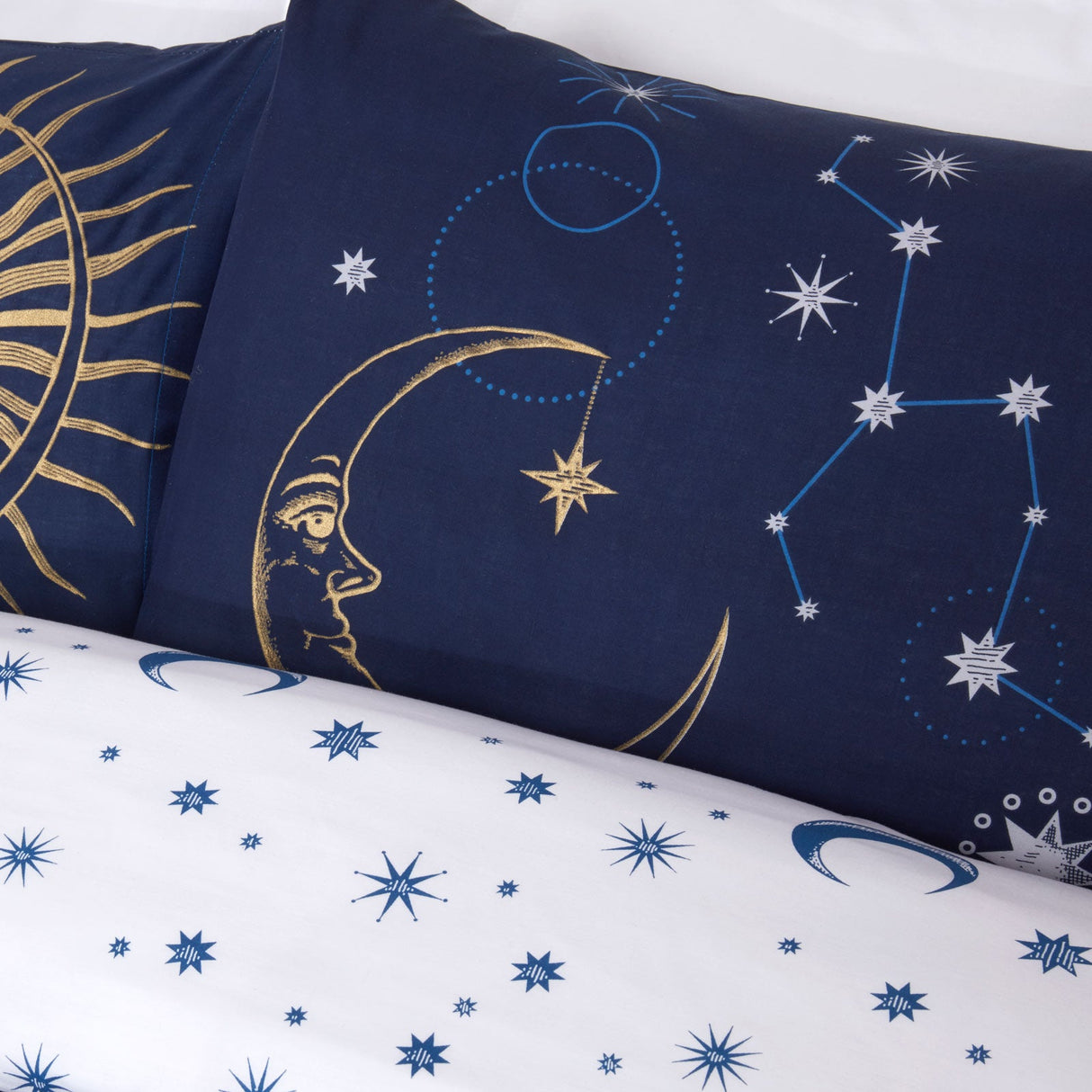 Celestial Duvet Cover Set - Blue image 2