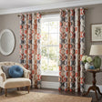 Sander Lined Eyelet Curtains - Spice