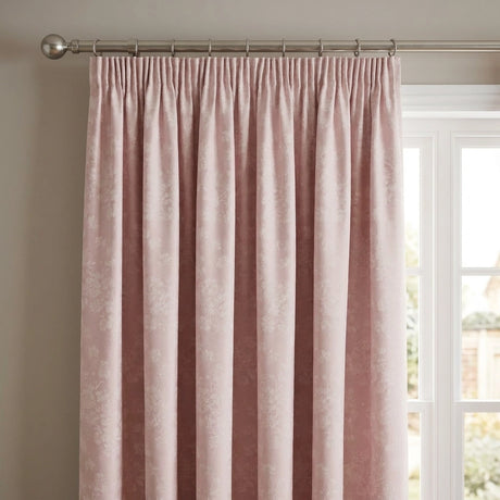 Blossom Jacquard Pencil Pleat Ready Made Curtains 2