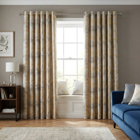 Fiji Lined Eyelet Curtains 1