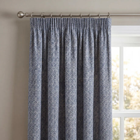 Aztec Diamond Tape Top Curtains 2