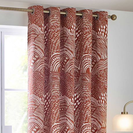 Nola Abstract Eyelet Curtains by Wylder Tropics