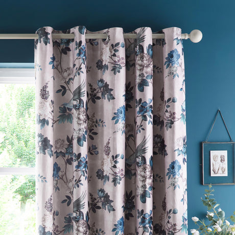 Windsford Velvet Eyelet Curtains by Appletree Heritage