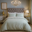 Sade Floral Duvet Cover Set - Green