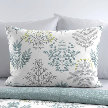 Emily Floral Duck Egg Polycotton Duvet Cover Set 3