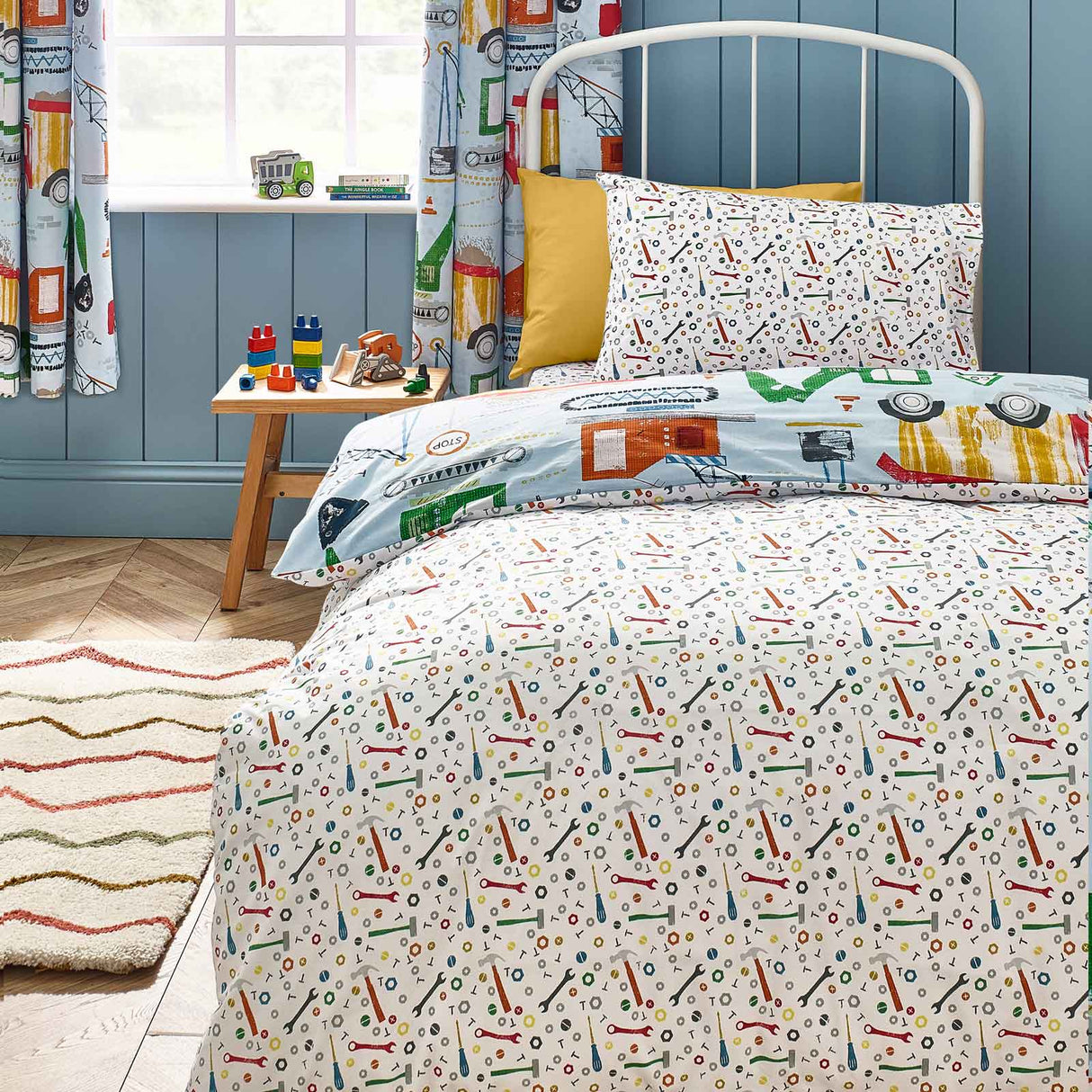 Digger Dreams Duvet Cover Set by Catherine Lansfield