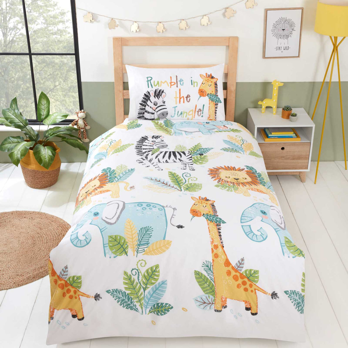 Rumble in the Jungle Duvet Cover Set by Rapport Home