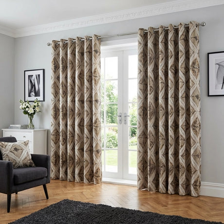Matrix Eyelet Ring Top Curtains Pair 4