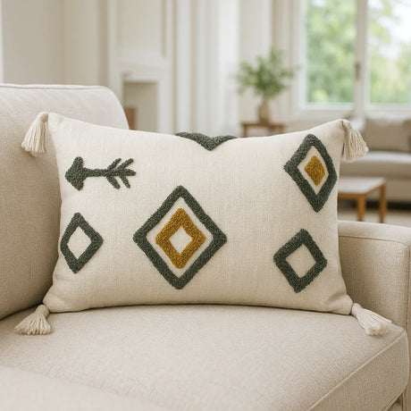 Inka Cushion Cover 16" x 24" - Natural