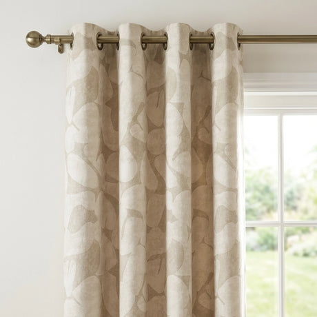 Brinn Abstract Eyelet Curtains 2