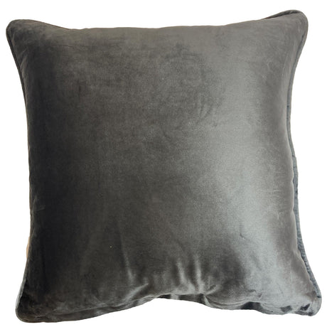 Piped Velvet Cushion Cover Collection 17" x 17" (43cm x 43cm) by Rapport Home
