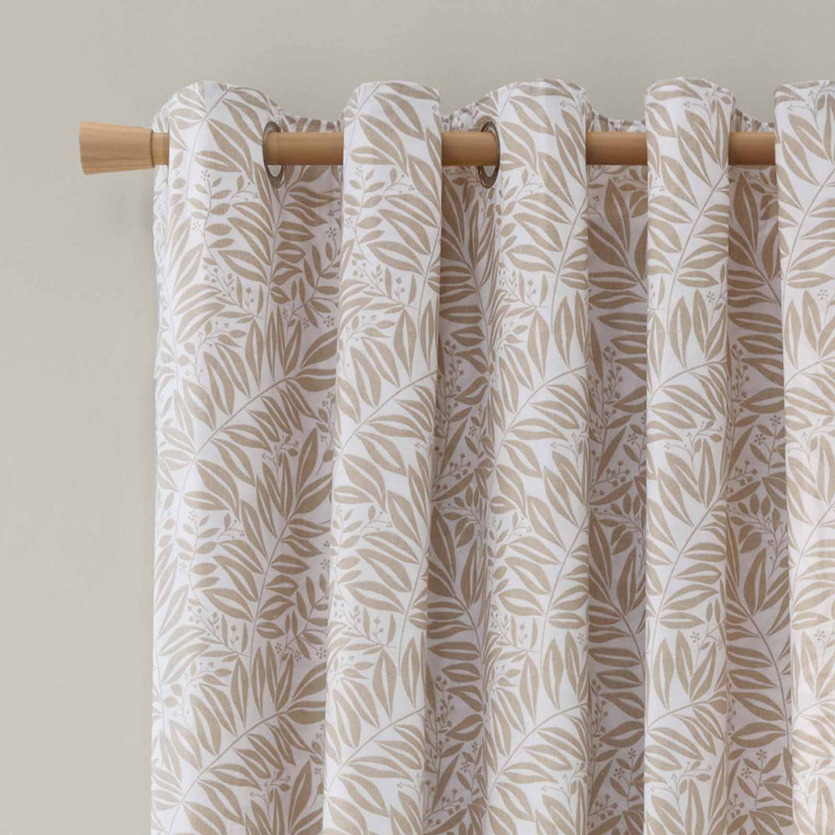 Sorrel Leaf Eyelet Curtains by Catherine Lansfield