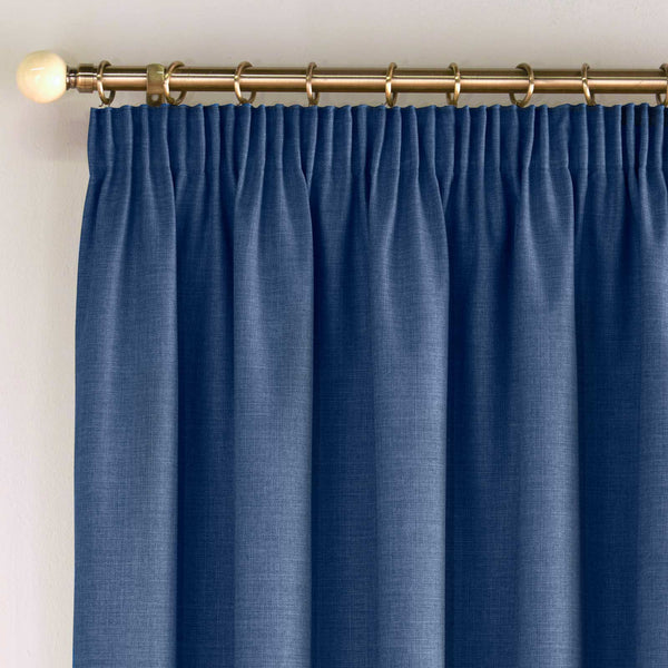 Harvard Blackout Thermal Tape Top Curtains Navy