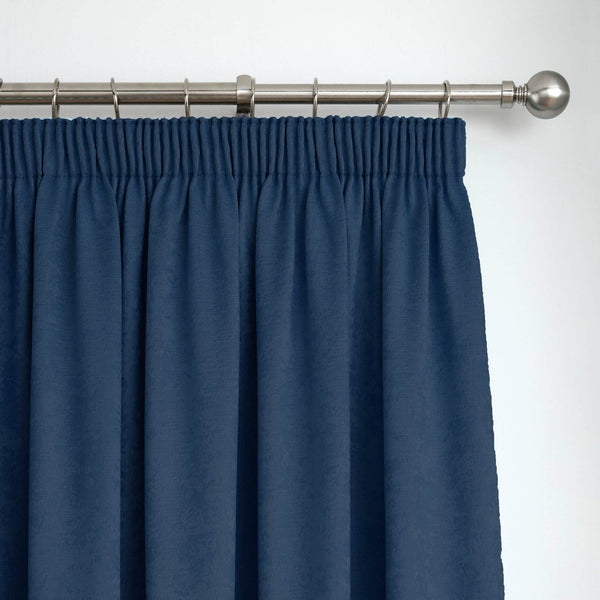 Galaxy Dim Out Tape Top Curtains Navy