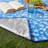 Coastal Bay Picnic Blanket Waterproof Outdoor Rug 2