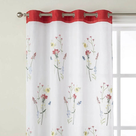 Springfield Eyelet Lined Voile Curtains 2