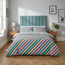 Oxford Stripe Duvet Cover Set by Rapport Home
