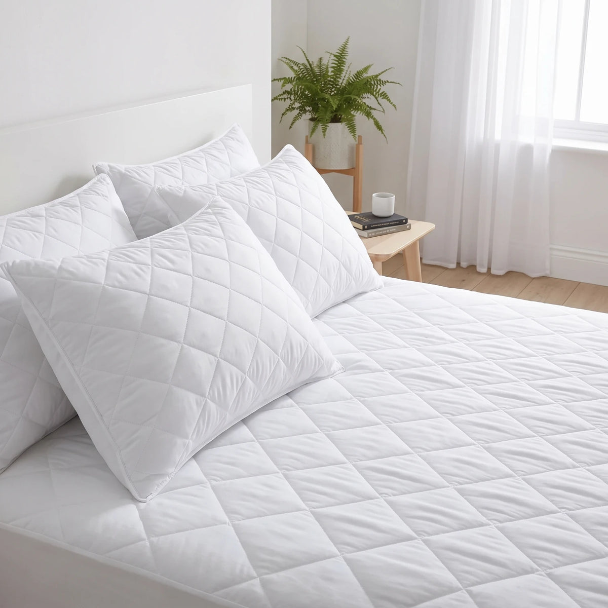So Soft Quilted Pillow Protector Pair