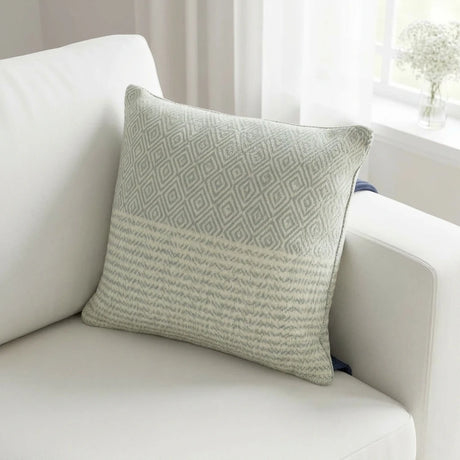 Rona 100% Cotton Duck Egg Cushion Cover 17" x 17