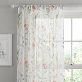 Spring Glade Floral Voile Curtain Panel 2