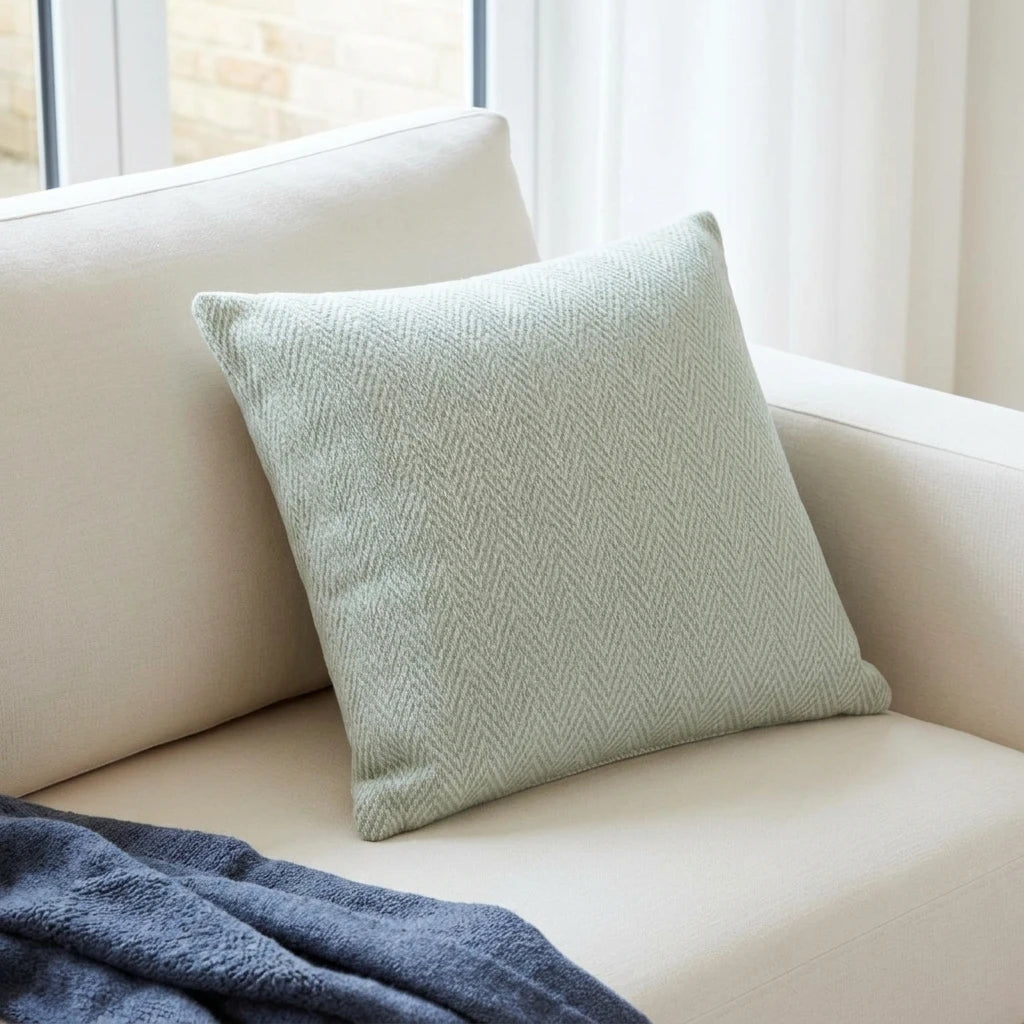 Skye 100% Cotton Duck Egg Cushion Cover 17" x 17