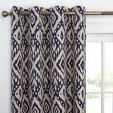 Marrakech Geometric Eyelet Curtains 2