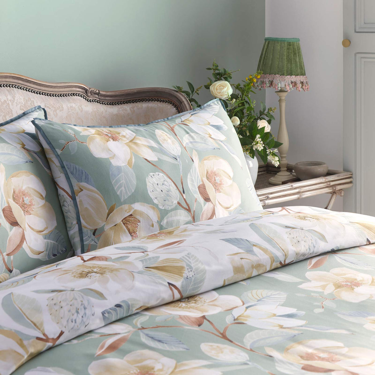 Eleanor Cotton Sateen Duvet Cover Set