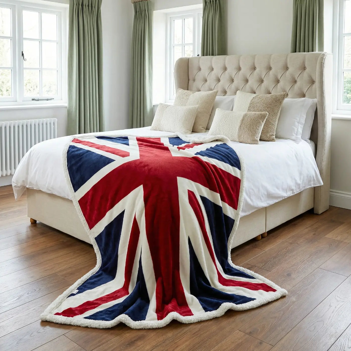 Union Jack Fleece Throw Blanket | Soft Fleece – Ideal Textiles