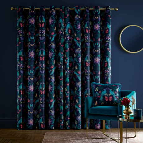 Mya Tropical Birds Eyelet Curtains by Catherine Lansfield