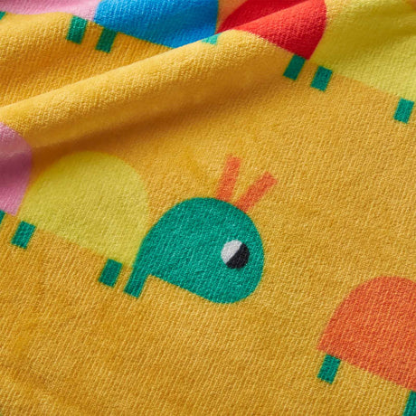 Curious Caterpillar Fleece Throw by Catherine Lansfield