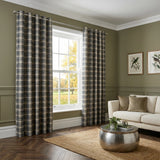 Everett Eyelet Curtains Ready Made Pair 1