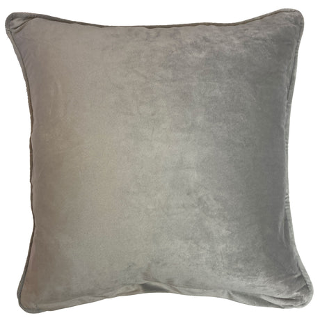 Piped Velvet Cushion Cover Collection 17" x 17" (43cm x 43cm) by Rapport Home